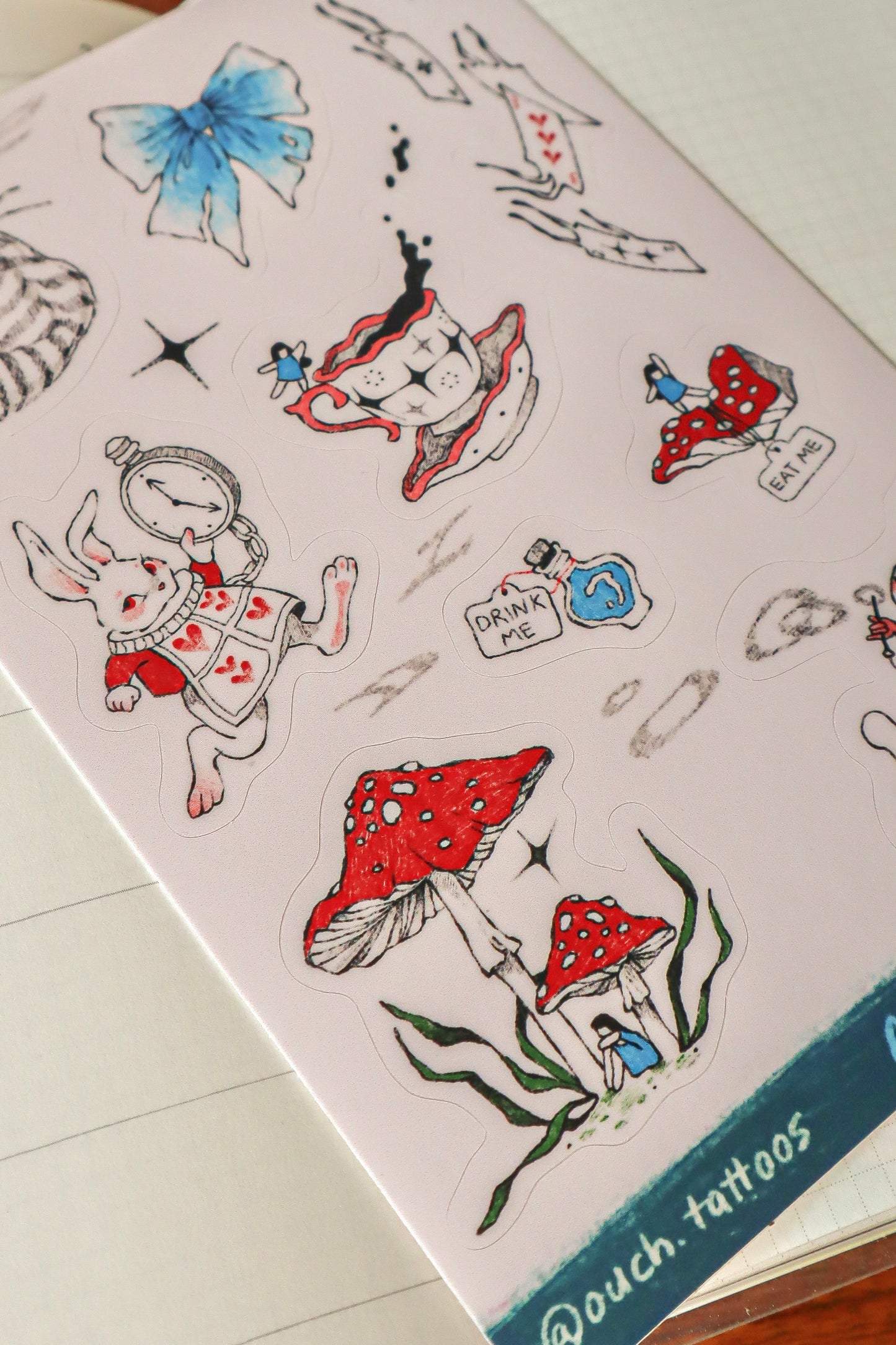 Alice in Wonderland Stickers I
