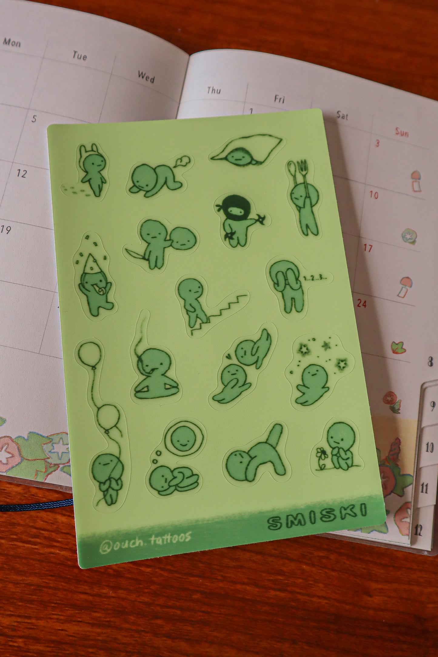 Smiski (GLOW IN THE DARK) Stickers