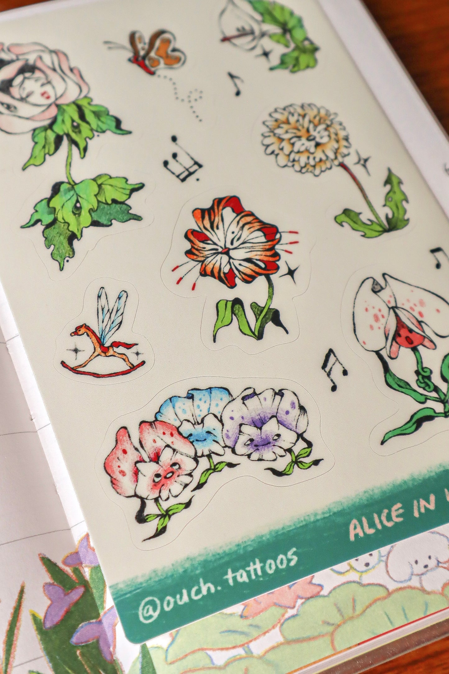 Alice in Wonderland Stickers II