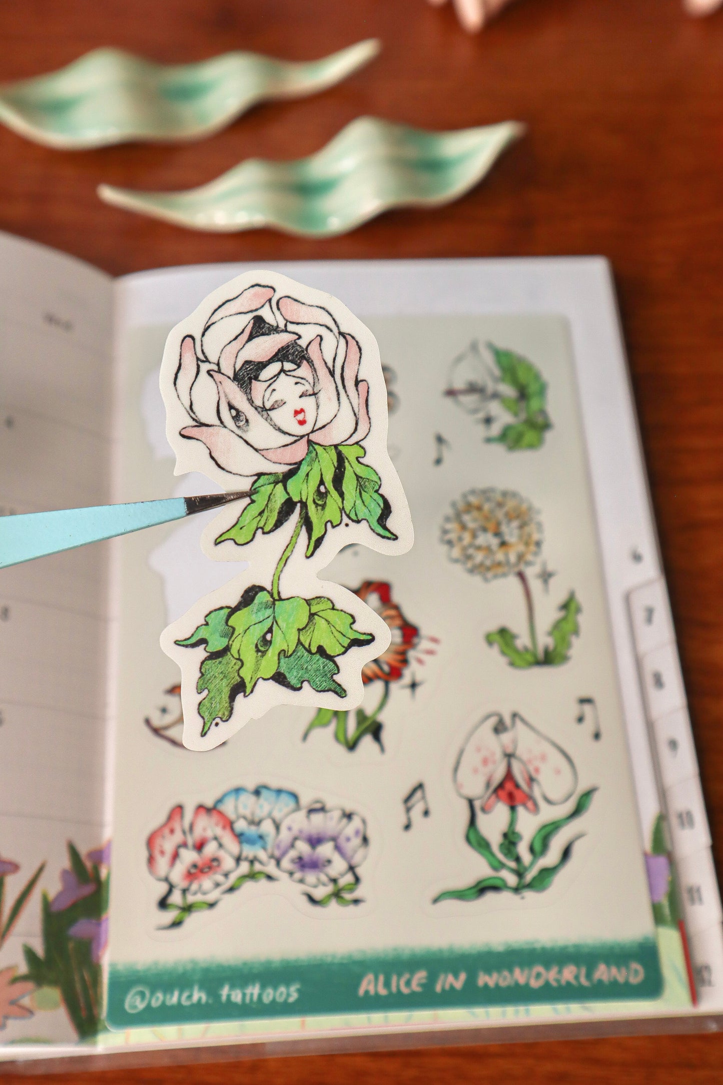 Alice in Wonderland Stickers II