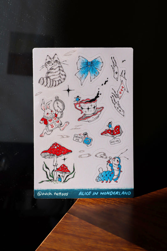 Alice in Wonderland Stickers I