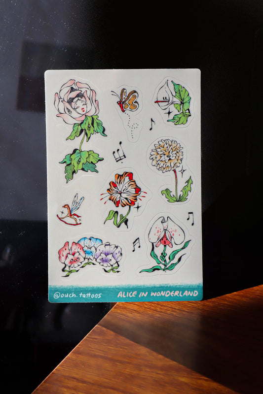 Alice in Wonderland Stickers II