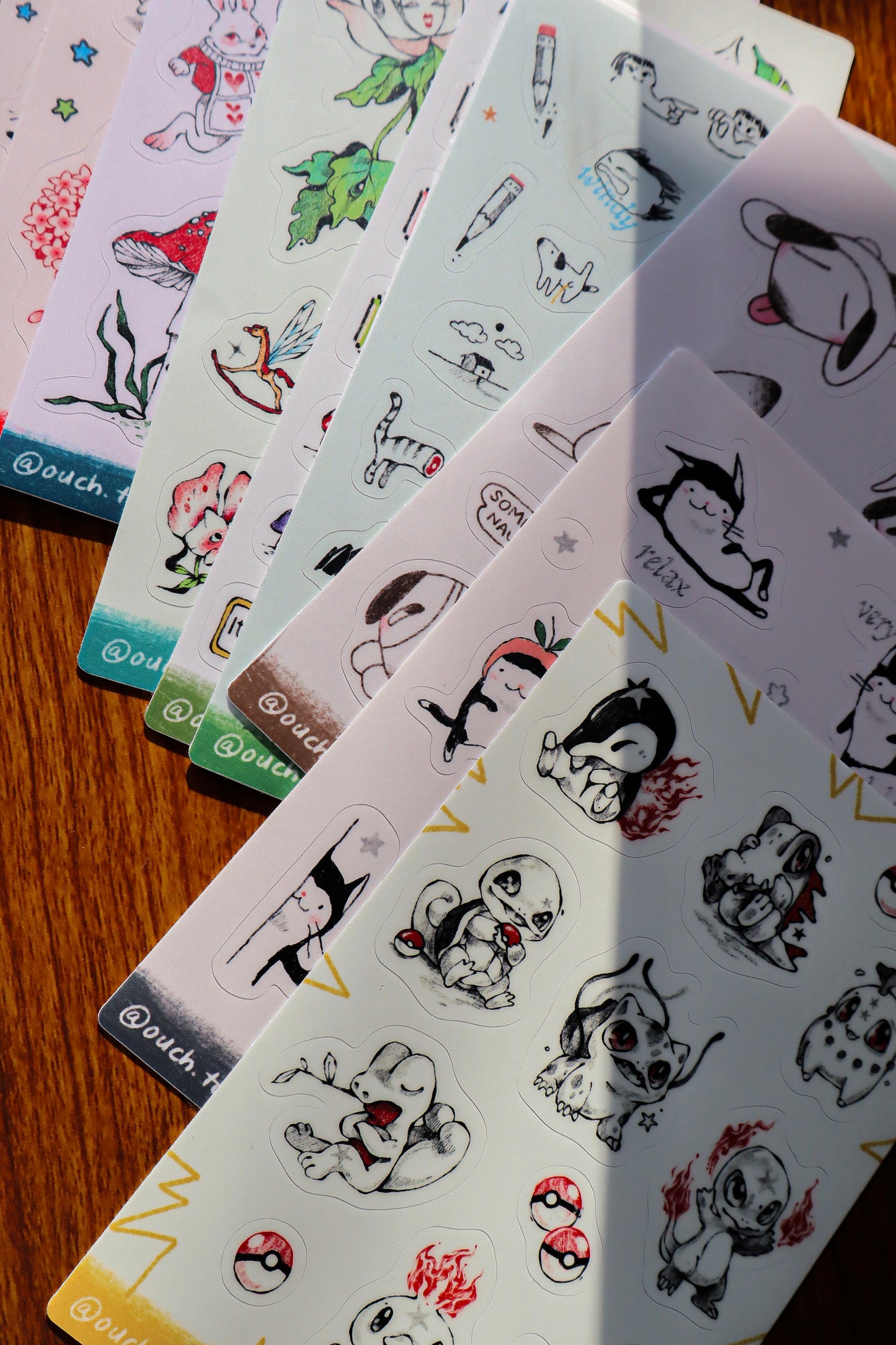 Starter Pokémon Stickers